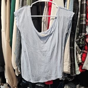 We The Free Light Blue Tank Top